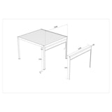 thumbnail of Weide Sonnenrollo für Weide Pergola | weiß
