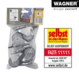 thumbnail of WAGNER Strandkorbrollen 4tlg. Set - ULTRASOFT - Durchmesser Ø 50 mm, 2 mit Bremse, Tragkraft 300 kg/Set - 02155200
