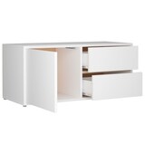 thumbnail of vidaXL TV-Schrank Weiß 80x34x36 cm Holzwerkstoff