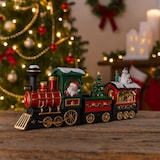thumbnail of WellHome - Trem de Pai Natal decorativo de Natal com movimento, luzes de LED e música