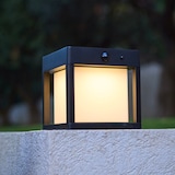 thumbnail of Lumisky Poste sensor de bolardo solar PILORO H15CM Aluminio Negro