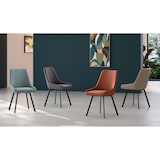 thumbnail of Fox - Cadeira de microfibra cinza 4 peças