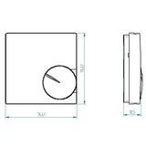 thumbnail of Eberle Controls Raumtemperaturregler RTR-S 6721-1 131170151100