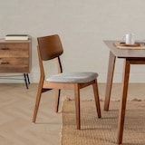 thumbnail of Pack de 2 chaises Susi couleur Noyer, bois massif