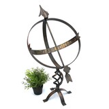 thumbnail of DanDiBo Sonnenuhr Garten Groß Metall Patina Schmiedeeisen Deko Wetterfest 70 cm Gartenuhr Uhr