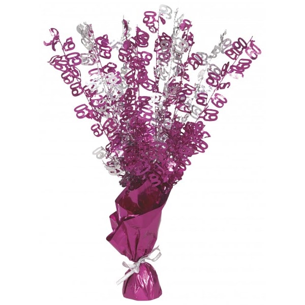 60. Geburtstag Tischdekoration pink