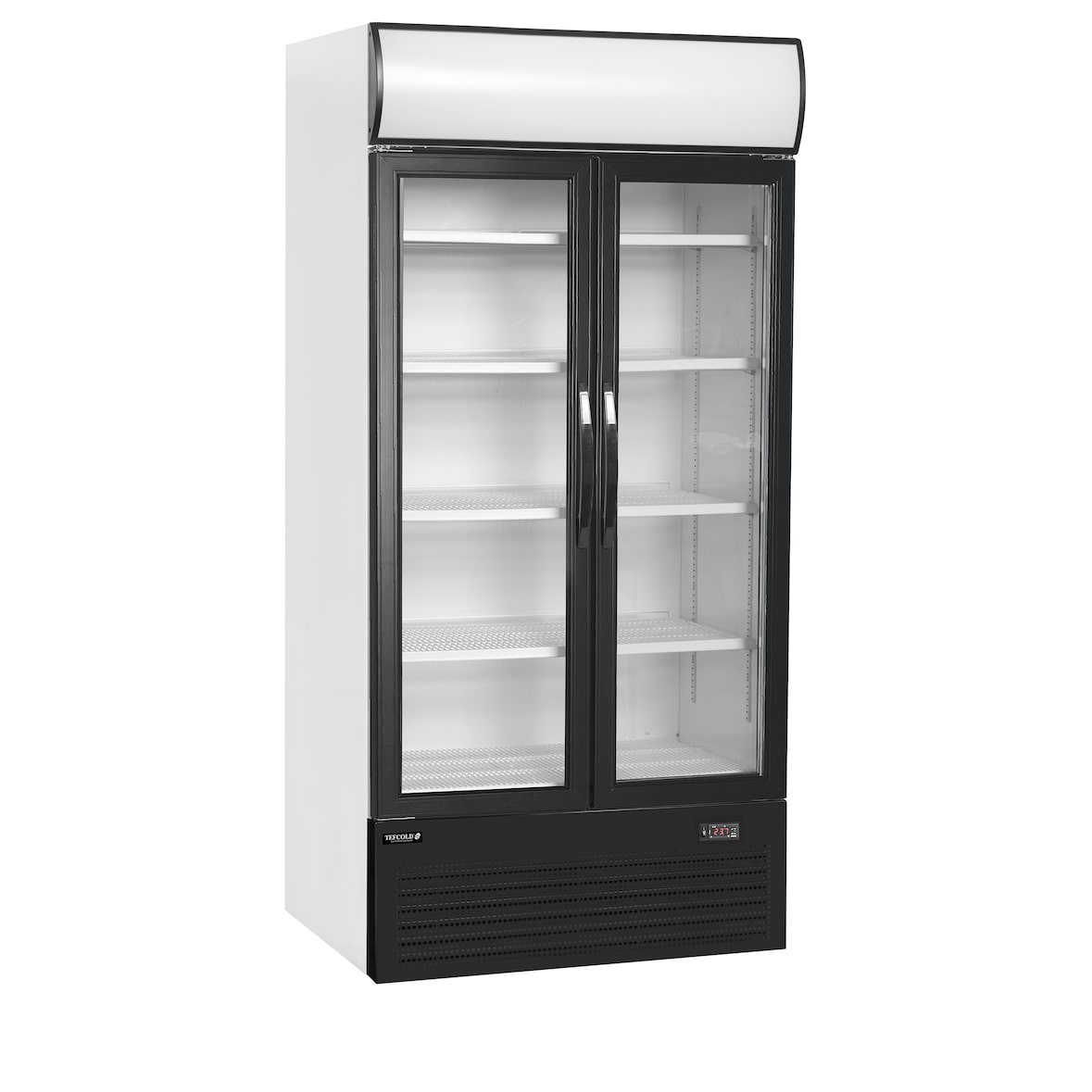 Armoire à boissons noire avec canopy 524L | Tefcold - FSC1000H