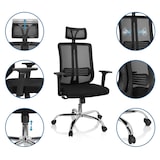 thumbnail of Bürostuhl / Drehstuhl ZH 200 Netzstoff schwarz hjh OFFICE