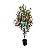 thumbnail of Rosal fucsia artificial de 160 cm para interior