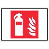 thumbnail of Feuerlöscher Symbol Aufkleber A8 (52x74mm)