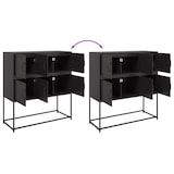 thumbnail of Helloshop26 - Buffet credenza cassettiera armadio mobile contenitore organizer per cucina soggiorno salotto 100,5 x 39 x 107 cm 02_0035779