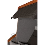 thumbnail of Strandkorb Tinnum Pinie - PE griseum - Modell 572