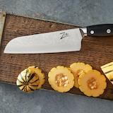 thumbnail of Executive-Plus Serie 7` Santokumesser 61 HRC  Damaszenerstahl Schwarz