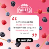 thumbnail of Stro uit bagasse |14cmØ6mm | Wordt niet zacht |Made In France |10200p