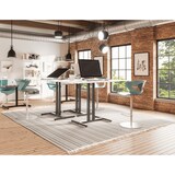 thumbnail of Schaff höhenverstellbarer Schreibtisch Progress | mit Gasfeder | Höhe 64 bis 106 cm | Tischplatte 120x80 cm | Gestell Silber