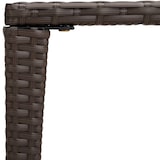 thumbnail of Tables gigognes 3 pcs marron résine tressée Modèle Zenith Moderne