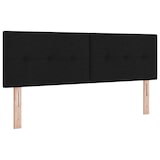 thumbnail of vidaXL Boxspringbett mit Kopfteil Schwarz 200 x 160 cm Stoff