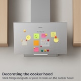 thumbnail of CIARRA Cappe senza testa A+++ 650 m³/h Aspiratore 60 cm Cappe inclinata senza testa LED VMS6762A