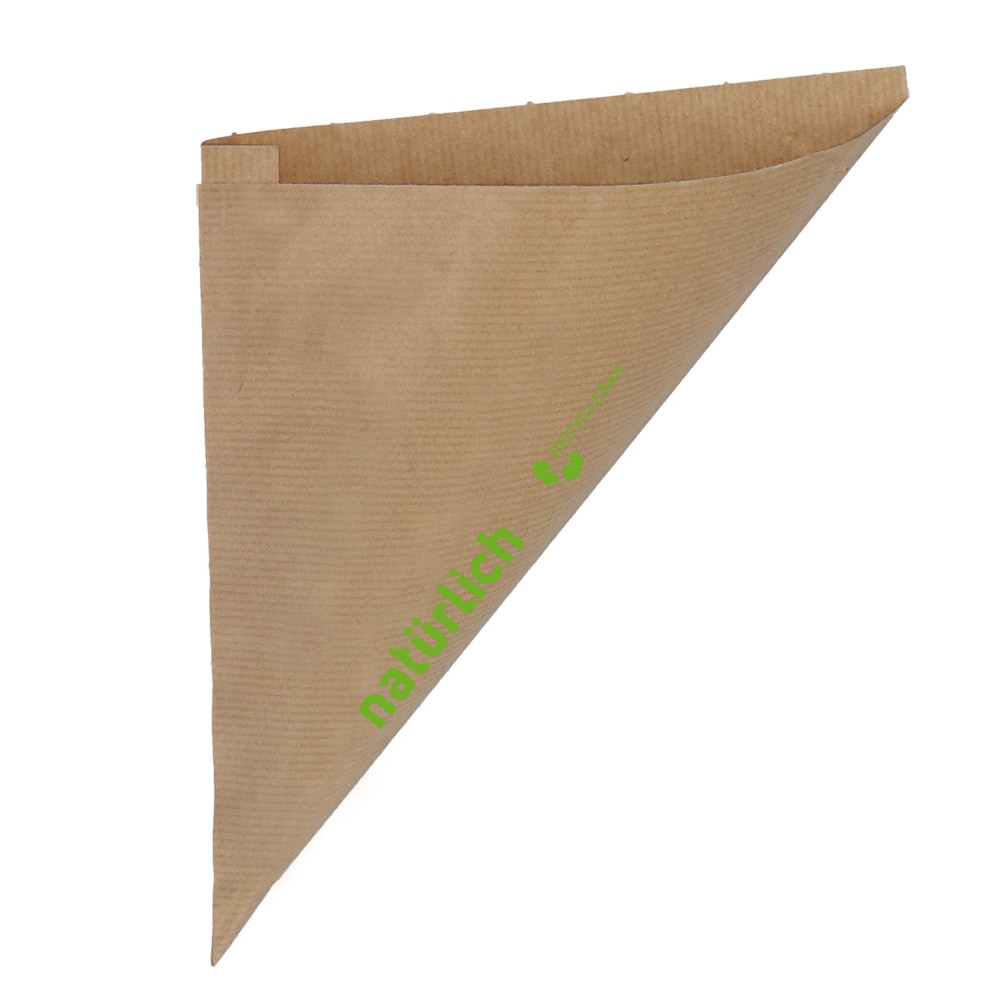 Nette 1000 Spitztüten aus braun Kraft für 125g