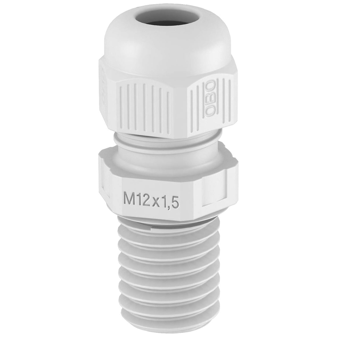 OBO Bettermann 2022949 Kabelverschraubung 1.5 mm Kunststoff, PA Lichtgrau 1 St.