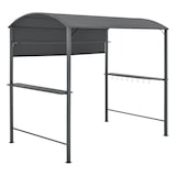 thumbnail of Helloshop26 - Tonnelle pavillon de barbecue 215 x 220 x 140 cm anthracite gris foncé 03_0008739
