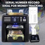 thumbnail of Jubula MV-600 Geldzählmaschine mit Thermodrucker Jubula MPR-1| Banknotensortierer für gemischte Geldscheine | UV/MG/IR/2CIS usw.| EUR USD GBP usw.