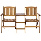 thumbnail of Helloshop26 - Banco de jardim dobrável mobiliário de exterior para pátio mesa de terraço e mesa de chá 140 cm madeira maciça de 02_0011760