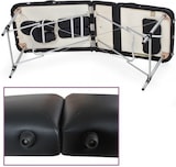 thumbnail of Helloshop26 - Klappbare Massageliege mit dicker Polsterung 3-teilig tragbarer Aluminiumrahmen schwarzer Bezug