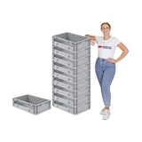 thumbnail of PROREGAL Eurobox NextGen Insight | HxBxT 17x40x60cm | 34 Liter | Seite offen | Eurobehälter, Transportbox, Transportbehälter, Stapelbehälter