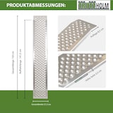 thumbnail of TRUTZHOLM 1 x Alu Auffahrrampe 150 x 21,5 cm 200 kg rutschhemmend starr Fahrradrampe Verladerampe