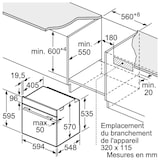 thumbnail of Siemens iQ500, forno de encastrar com suporte de vapor, 60 x 60 cm, aço inoxidável HR578G5S6
