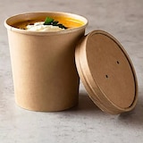 thumbnail of RyanPack Papp-Suppenbecher 360 ml Kraft Braun – 500 Stück Karton (20x25) – Gastronomie