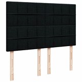 thumbnail of vidaXL Ottoman-Bett mit Matratze & LEDs Schwarz 140x200 cm Stoff