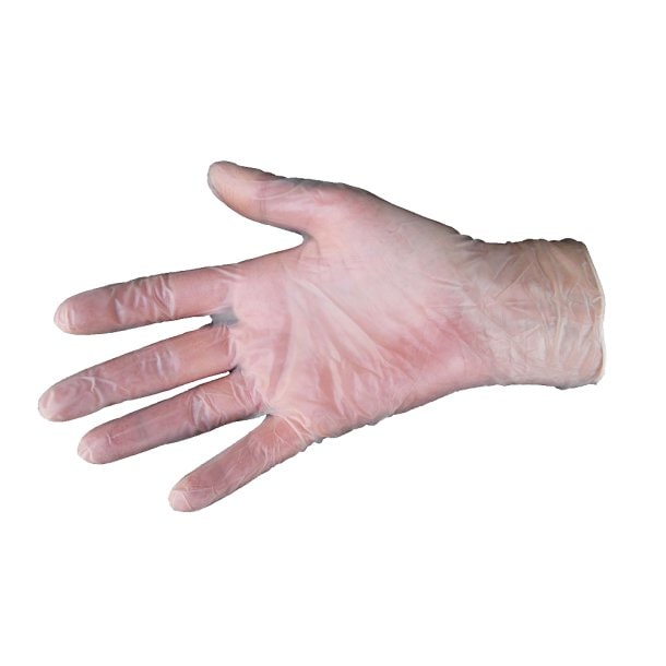 Gants nitrile stretch sans latex et sans poudre transparent taille XL (9/10)  -  boîte de 100 gants