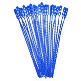 thumbnail of 500x Schnellbinder Blitzbinder Länge 140mm wiederverschließbar blau