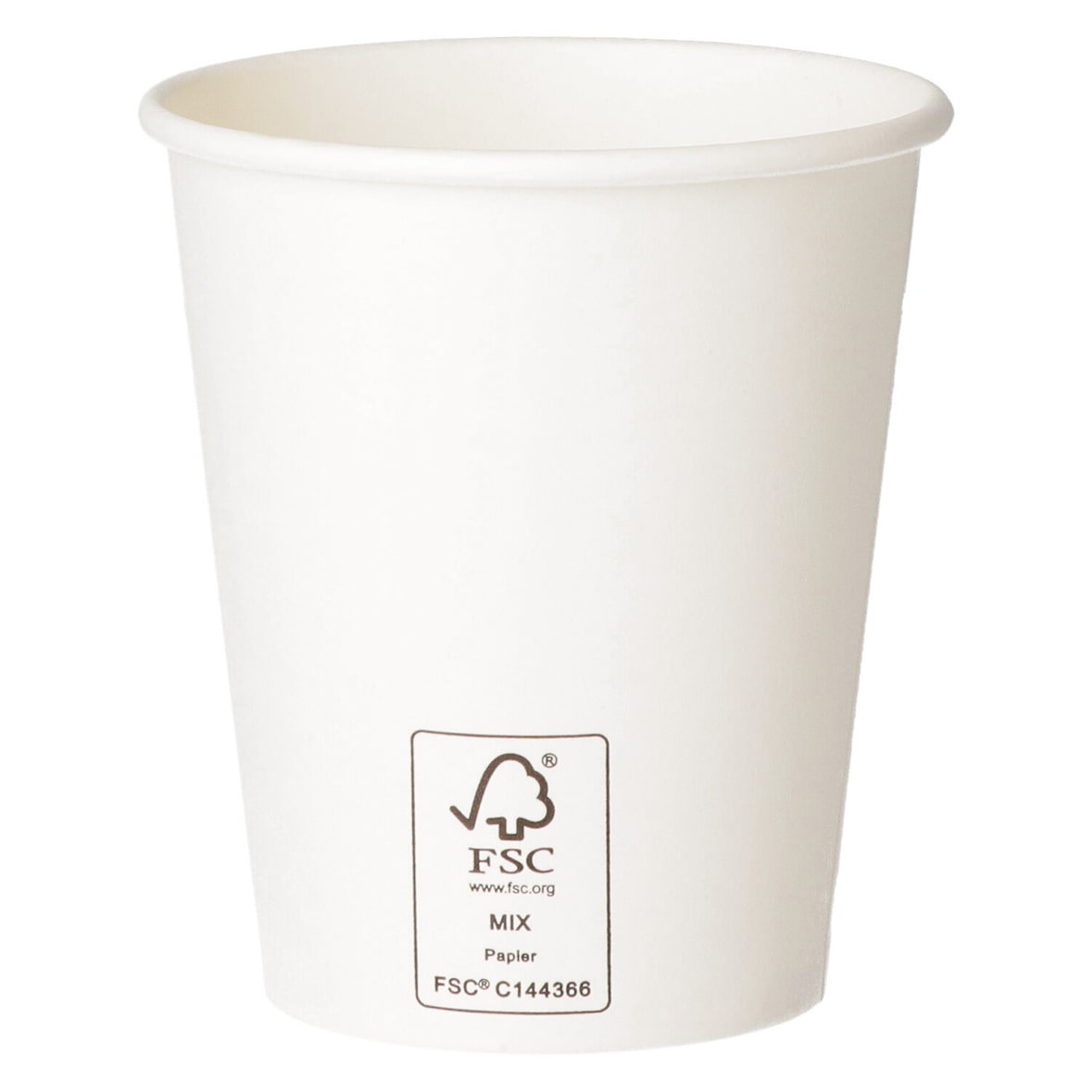 Nette 100 Pappbecher für Heiß- und Kaltgetränkebecher 150ml