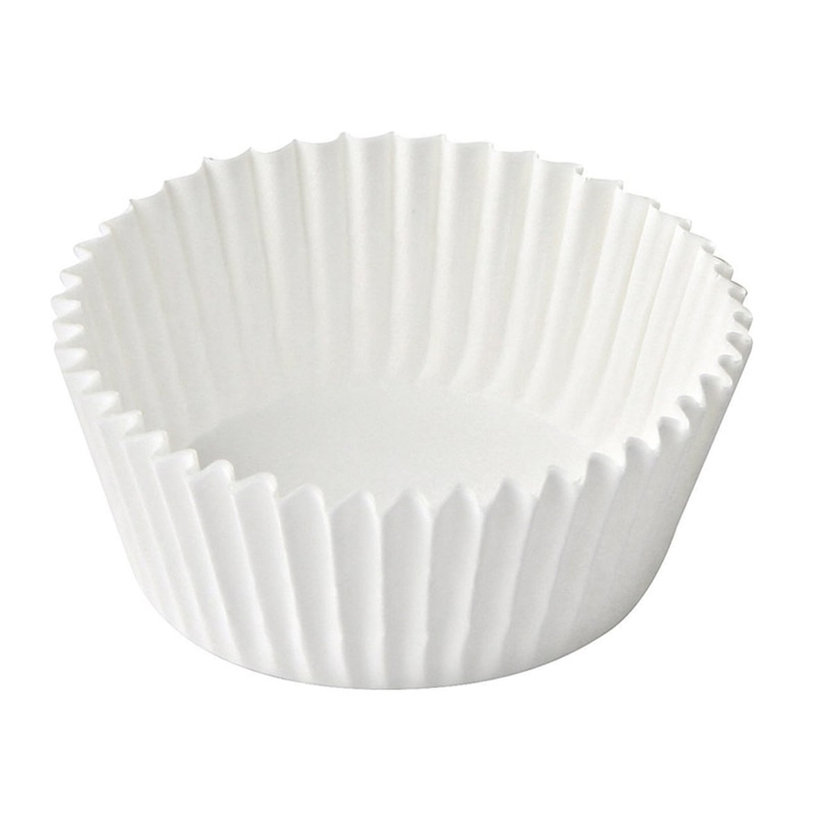 1000x Gebäckkapseln weiß O 28 x 16 mm