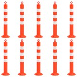 thumbnail of Absperrpfosten TIMM 10er Set mit Kette 75 cm PE | Kettenständer mit Warnkette Gliederkette Sicherheitskette zum Absperren