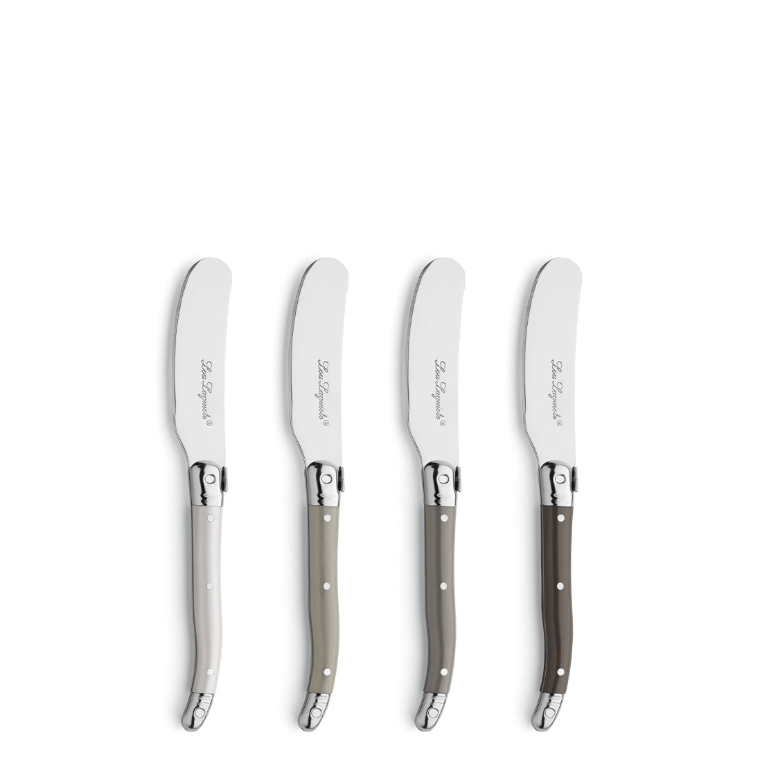 Amefa Tradition - 4 Couteaux À Beurre En Inox Avec Manche En Pp 1,2 Mm