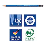 thumbnail of Staedtler Potlood Mars Lumograph 12 stuks: 6B-5B-4B-3B-2B-B-HB-F-H-2H-3H-4H