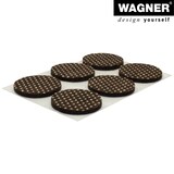 thumbnail of WAGNER Anti-Rutsch Pads 12tlg. - Ø 28 x 3 mm, Filz Mix, selbstklebend, rutschhemmend - 16012899