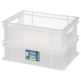 thumbnail of METRO Professional Eurobox, PP, 40 x 30 x 24 cm, 22 L, 20 kg, milchig, stapelbar, Handgriffe, weiß