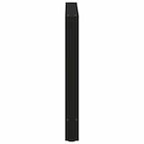 thumbnail of vidaXL Esstischbeine Schwarz 2 Stk. 70x(72-73) cm Stahl