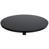 thumbnail of DELUKE® Stehtisch rund Ø 60cm BERLI Aluminium Gestell Bistrotisch Gastro Bartisch rund Hoher Tisch Hochtisch, 108x60cm HxB, Schwarz-Schwarz