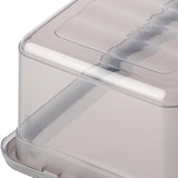 thumbnail of Keeeper - Conjunto de 4 Caixas de armazenamento em Polipropileno 5,6L na cor Cinza Translúcido 33x19,5x12 cm - Coleção Bea