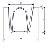 thumbnail of Paletten Blumenkasten Grau Pflanzkasten Einsatz für Europaletten Blumentopf