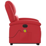 thumbnail of vidaXL Massagesessel mit Aufstehhilfe Elektrisch Rot Kunstleder