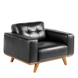 thumbnail of Angel Cerdá  Bancos de poltrona estofados em couro de vaca. Estrutura interna em madeira de pinho natural  5037C