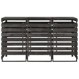 thumbnail of vidaXL Mülltonnenbox für 3 Tonnen 210x75x121 cm Kiefer Massivholz