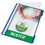 thumbnail of Leitz Cartellina Standard in Polipropilene 30% Riciclato, Formato A4, Capacità fino a 60 Fogli 80 gr/mq, Confezione da 25, Blu, 41910135